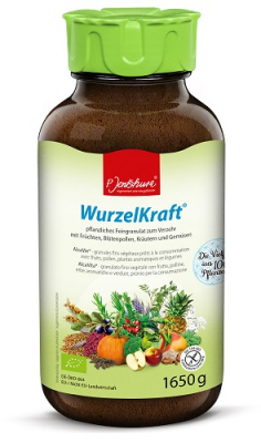 Jentschuras Wurzelkraft mit neuer verfeinerter Rezeptur. Die neue WurzelKraft mit hochwertigen Zutaten aus kontrolliert ökologischem Anbau. Begeistert durch ein einzigartiges Geschmackserlebnis. Neue Mischung aus der würzigen und fruchtigen Variante verle